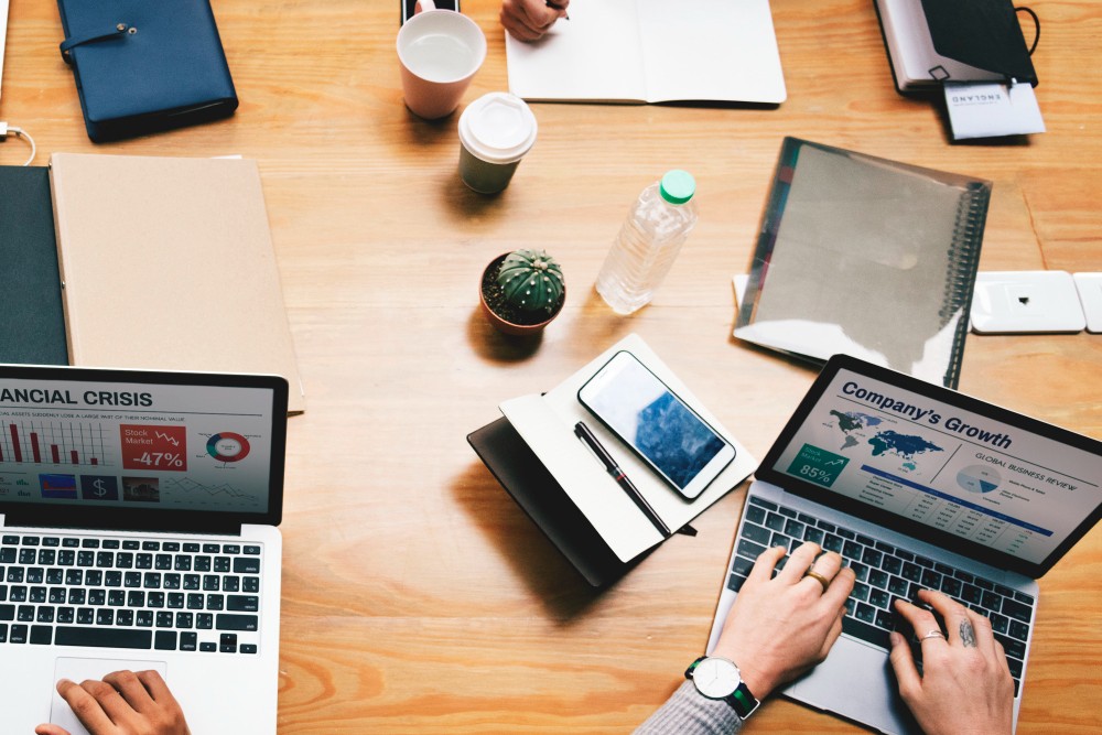 Professional recruitment planning workspace